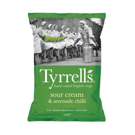 Tyrrell's Doreset Sour Cream and Serenade Chilli 150g
